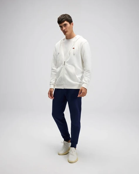 Ellesse Erkek Fermuarlı Kapüşonlu Sweat EM581 - Resim 5