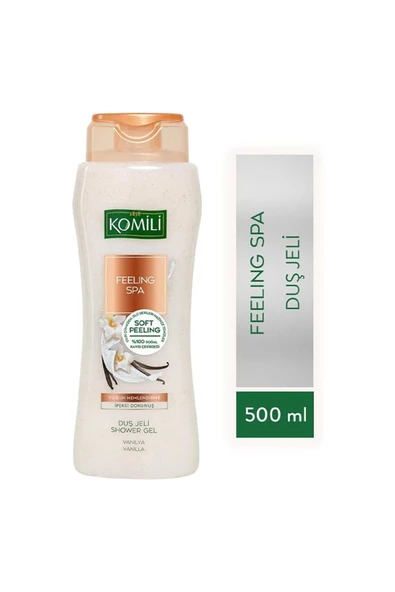 Komili Feeling Spa Vanilya Duş Jeli - Yoğun Nemlendirme - Vegan - 500 ml ürün görseli 1