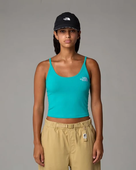 The North Face W Simple Dome Slim Crop Tank Kadın T-Shirt ürün görseli 1