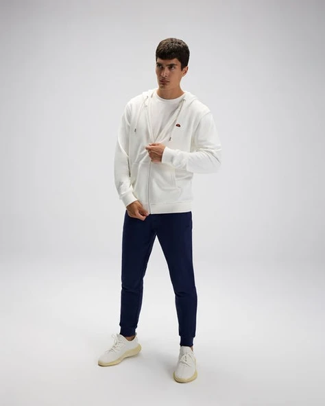 Ellesse Erkek Fermuarlı Kapüşonlu Sweat EM581 - Resim 3