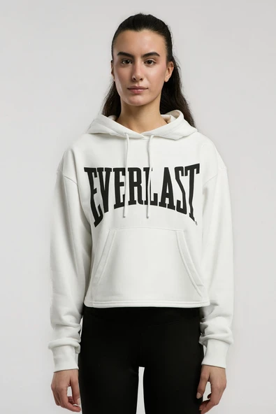 Ever Classics Wmn Beyaz Kadın Kapüşonlu Sweatshirt ürün görseli 1