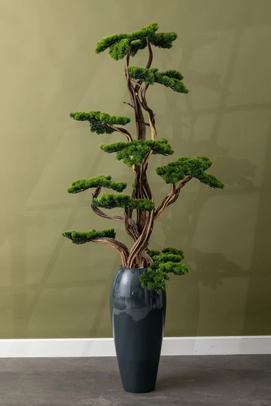 Yapay Lüx Bonsai Ağacı 200 cm 40 Dal ürün görseli 1