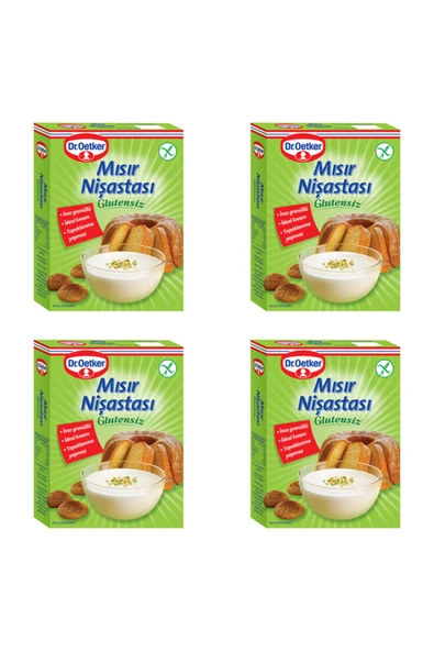 Dr. Oetker Glutensiz Mısır Nişastası 150 gr 4'lü Paket ürün görseli 1