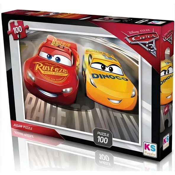 Nessiworld Ks Games Cars Puzzle 100 Parça CR.714-1 ürün görseli 1