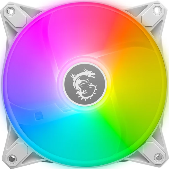 MSI MAG F120 ARGB WHITE-3RW  ARGB 120MM BEYAZ 3'LÜ REVERSE KASA FANI ürün görseli 1