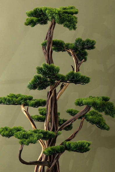 Yapay Lüx Bonsai Ağacı 200 cm 40 Dal - Resim 2