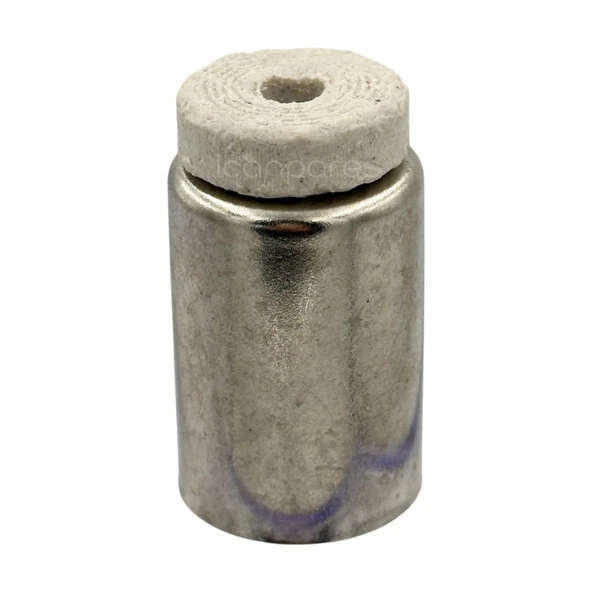 Elektrikli Isıtıcı İle Uyumlu Cam Rezistans Porselen Başlık – Montaj Ucu Yalıtım Parçası (2,5cm – 1,2cm – 2,3cm Ölçülü) ürün görseli 1