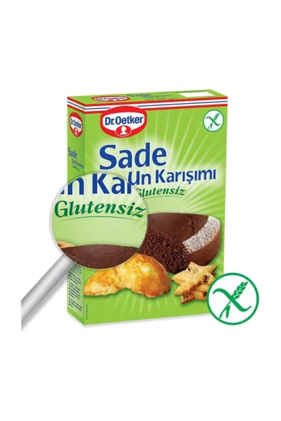 Dr. Oetker Glutensiz Sade Un Karışımı 250 gr ürün görseli 1
