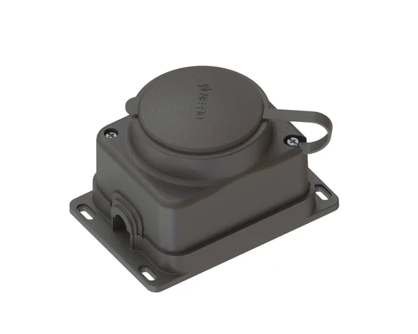 Ne-Ad 4003 1X16A Kauçuk Duvar Prizi ürün görseli 1