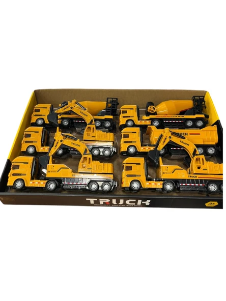 SH40930 SÜRTMELİ ARABA İNŞAAT ARAÇLARI PLASTİK-ZRV ürün görseli 1