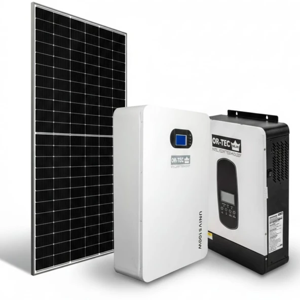 Ortec 6.2kW Bağ Evi Solar Güneş Enerjisi Paketi ürün görseli 1