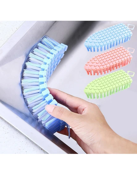 Mucit Home Esnek Lavabo Temizlik Fırçası -Bükülebilir Halı Yıkama Fırcası Asılabilir ürün görseli 1