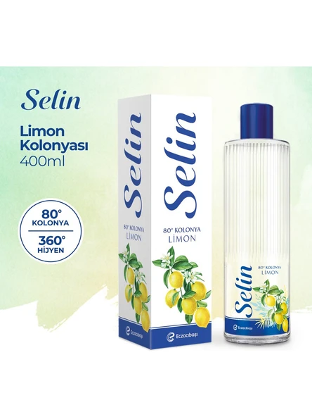 Selin Limon Kolonya 400 ml 2 Adet - Resim 2