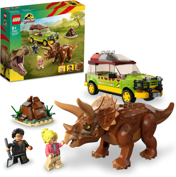 LEGO 76959 Jurassic Park Triceratops Araması ürün görseli 1