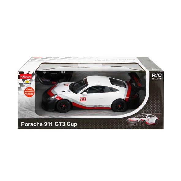 31343 1:14 Porsche 911 GT3 Cup Uzaktan Kumandalı Işıklı Araba ürün görseli 1