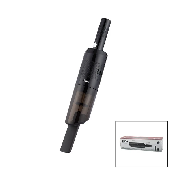 SİNBO SVC-8630 OTO-ARAÇ EL TİPİ SÜPÜRGE ÇAKMAKLIK ŞARJLI MİNİ - TAŞINABİLİR HEPA FİLTRE - 2 BAŞLIK - 4000mAH BATARYA GO53/00106 ürün görseli 1
