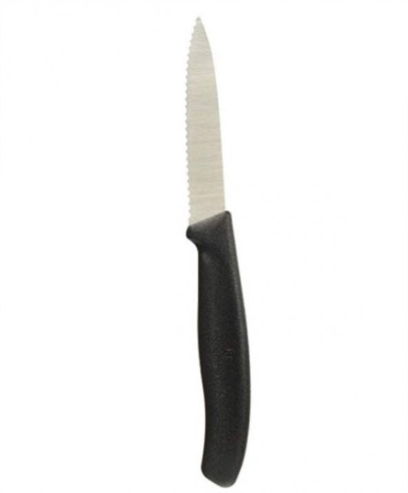 Seramikci Vıctorınox Soyma Bıçağı 8cm Testere Sivri Siyah ürün görseli 1