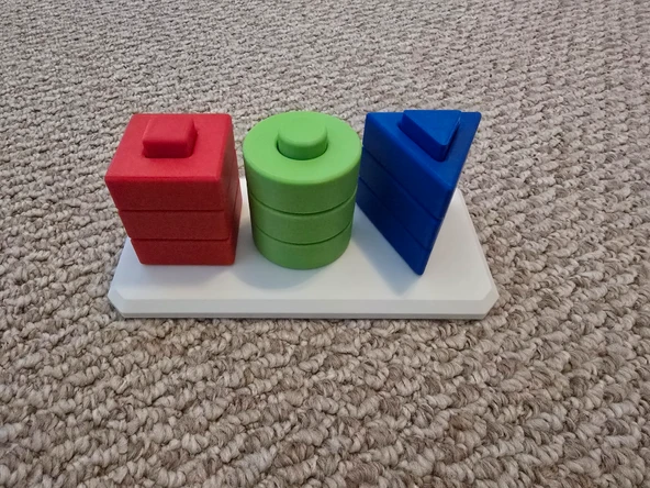 Montessori Geometrik Şekil Eşleştirme Oyuncağı ürün görseli 1