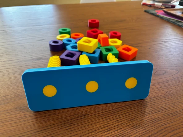 Montessori Dönen Eşleştirme Oyuncağı - Resim 2