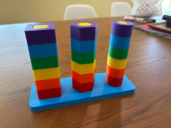 Montessori Dönen Eşleştirme Oyuncağı - Resim 4
