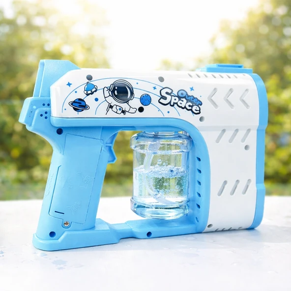 Bubble Blaster Işıklı ve Müzikli Çift Başlıklı Köpük Tabancası Double Head Bubble Gun ürün görseli 1