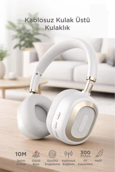 Bluetooth Kulaklık Kulak Üstü Kablosuz Kulaklık HD70 ürün görseli 1