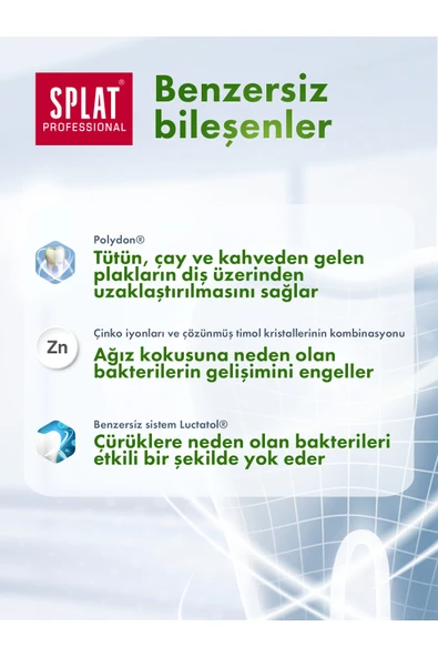 SPLAT Professional Fresh Plus Bio-Active Diş Macunu 100 ml - Resim 4