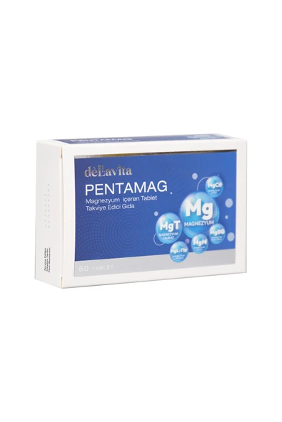 ALVİT Dellavıta Pentamag (5-Magnezyum Kompleksi), 60 Tablet ürün görseli 1