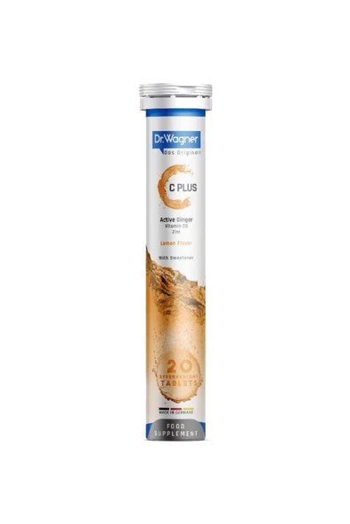 DR WAGNER Dr. Wagner C Plus 20 Efervesan Tablet Limon Aromalı ürün görseli 1