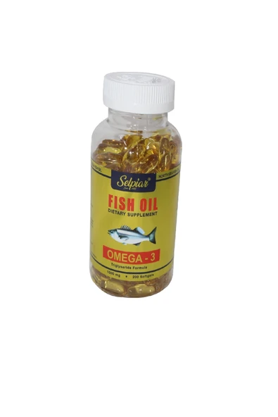 SELPİAR Omega 3 Fish Oil 1000 Mg Softgel 200'lü Balık Yağı Kzmprt 8680038014020 ürün görseli 1