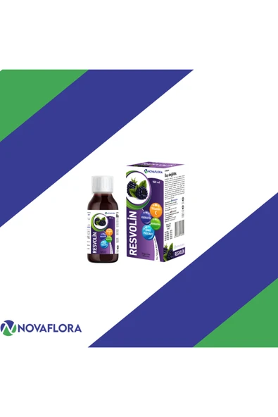 RESVOLİN Şurup; Resveratrol, Kuersetin, Çinko, C Vitamini İçeren Sıvı Takviye Edici Gıda ürün görseli 1