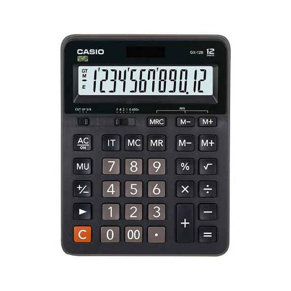 Casio GX-12B 12 Haneli Masaüstü Hesap Makinesi ürün görseli 1