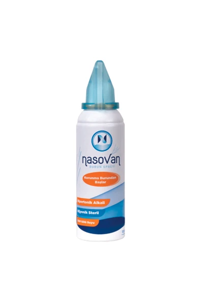 NASOVAN Alkali, Ve Antiviral Etkili Doz Ayarlı Burun Spreyi 100 Ml ürün görseli 1
