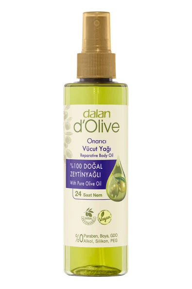 DALAN D'olive %100 Zeytinyağlı Onarıcı Vücut Yağı 200 ml ürün görseli 1