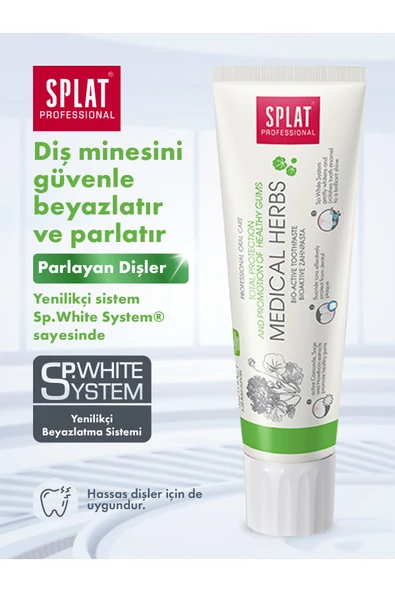 SPLAT Professional Medical Herbs Diş Macunu 100 ml ürün görseli 1