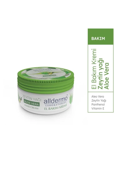 ALLDERMO El Bakım Kremı Aloe Vera Zeytınyagı 150 Ml ürün görseli 1