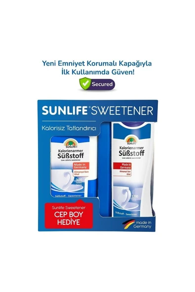 SUNLİFE Substoff Tatlandırıcı 1200 Tablet + 300 Tablet Hediye ürün görseli 1