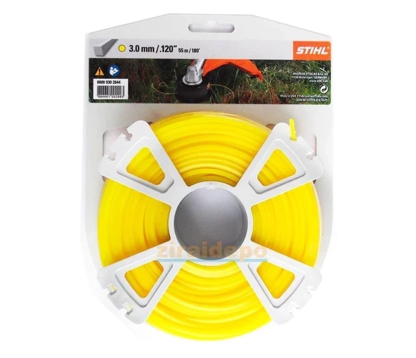 Stihl Motorlu Tırpan Misinası 3.00mm 53mt 4 Köşe ürün görseli 1