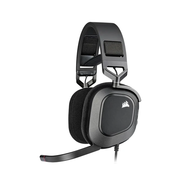 CORSAIR HS80 RGB USB Dolby Audio 7.1 Karbon Kablolu Oyuncu Kulaklığı-CA-9011237-EU ürün görseli 1