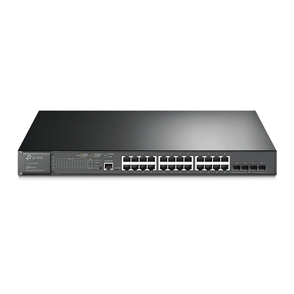 TP-Link TL-SG3428MP 28 Port Gıgıbaıt 4 Port Gıgabıt L2 Yönetilebilir Swıtch ürün görseli 1