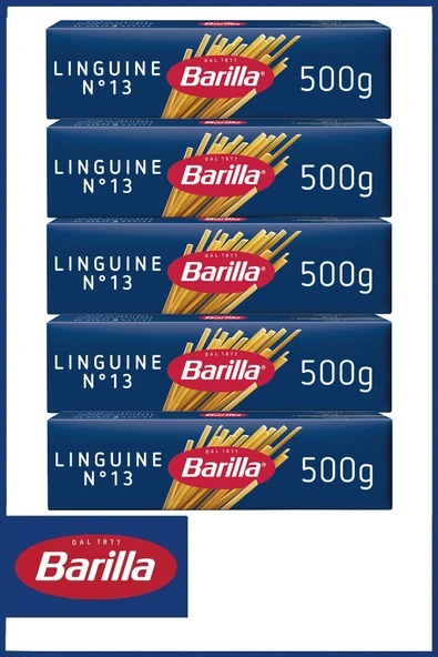 Barilla Yassı Spagetti Makarna 500 Gr X 5 Adet Set ürün görseli 1