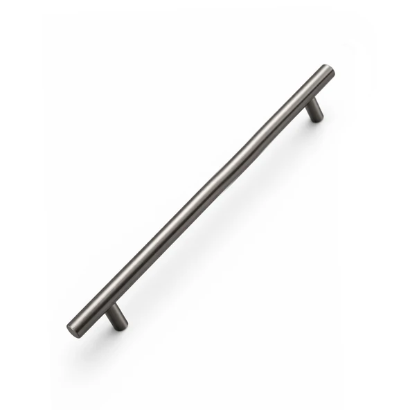(1 Adet) Titanyum Renk 192mm 19,2cm Metal Mobilya Mutfak Dolap Çekmece Dolabı Kulbu Kulpu Kulpları ürün görseli 1