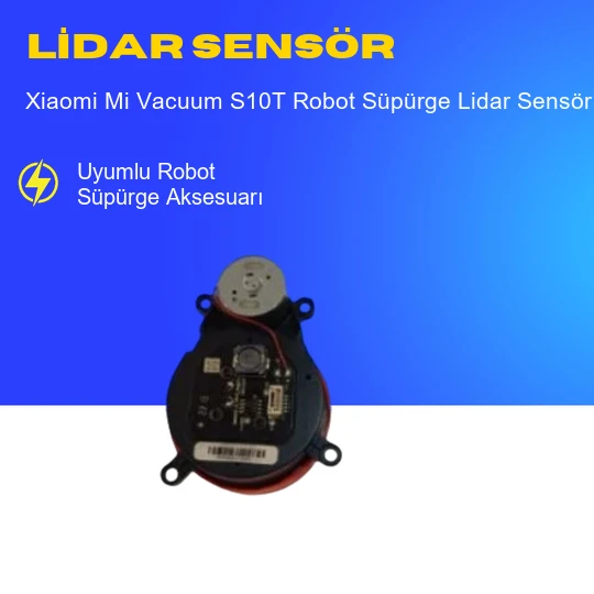 Xiaomi Mi Vacuum S10T Robot Süpürge Lidar Sensör - Resim 3