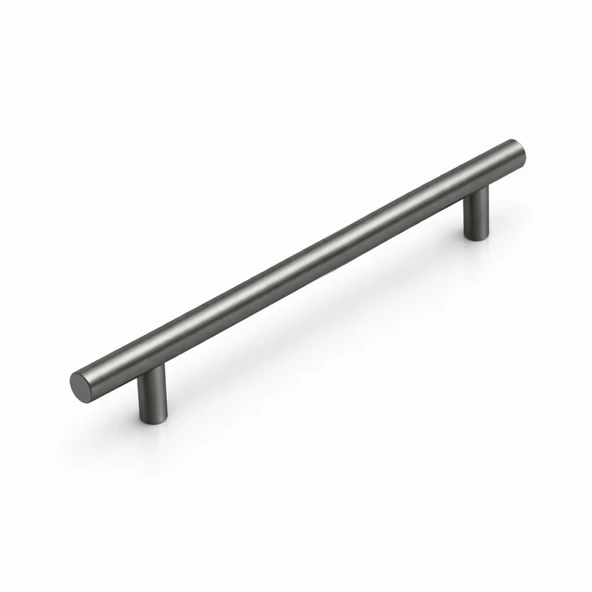(1 Adet) Titanyum Renk 160mm 16cm Metal Mobilya Mutfak Dolap Çekmece Dolabı Kulbu Kulpu Kulpları ürün görseli 1
