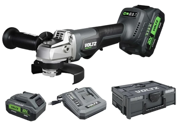 VOLTZ VZAG-20 Akülü Taşlama 20 Volt 5AH Çift Akülü ürün görseli 1
