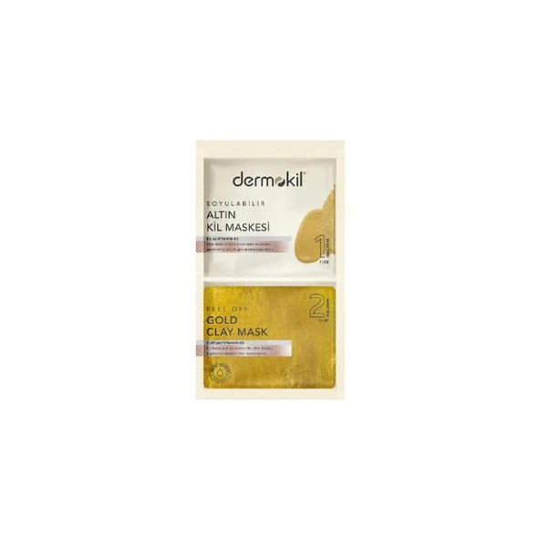 Dermokil Altın Soyulabilir Maske 2 x 7.5 ml ürün görseli 1