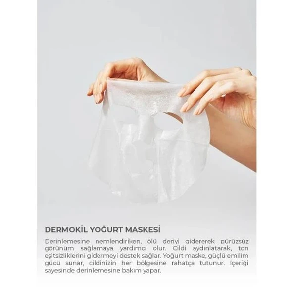 Dermokil Yoğurt Kağıt Maske 20 g - Resim 3