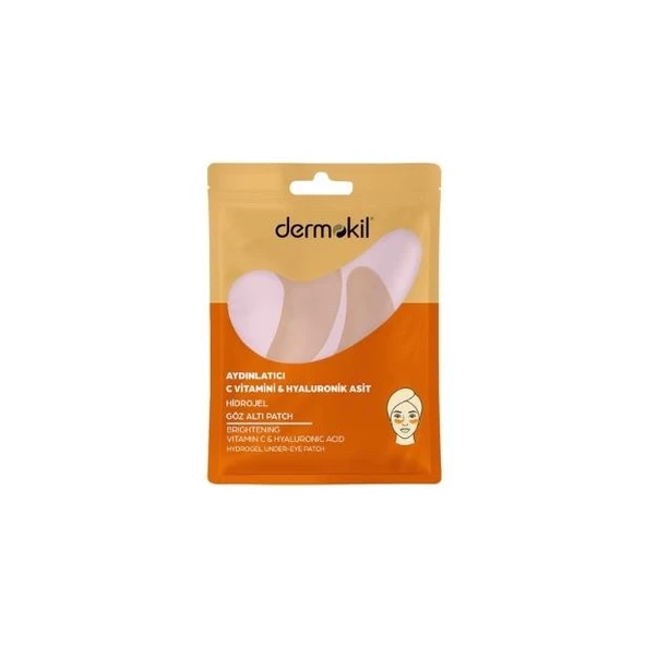 Dermokil Aydınlatıcı C Vitamini ve Hyaluronik Asit Hidrojel Göz Altı Patch 7 g ürün görseli 1