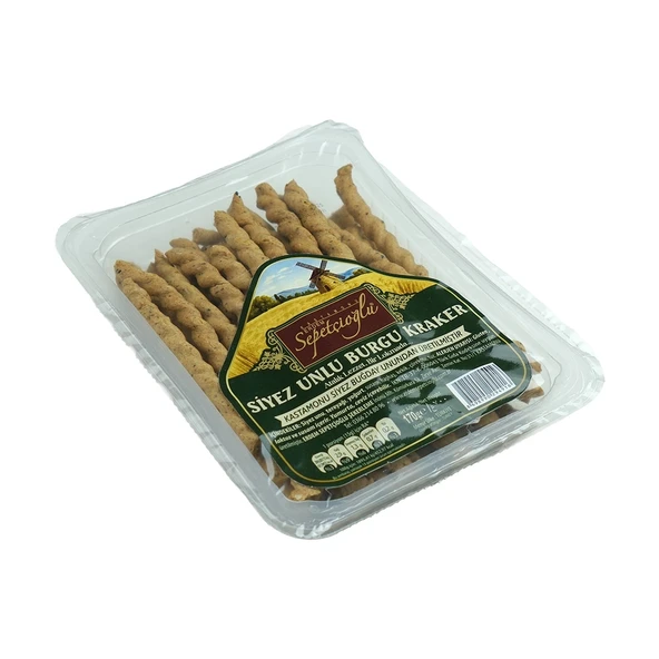Siyez Unlu Burgu Kraker 170G ürün görseli 1