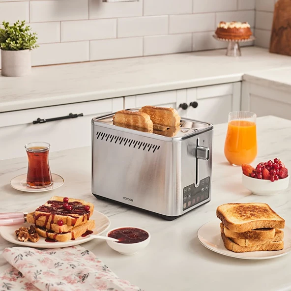 Karaca Color Touch Ekmek Kızartma Makinesi - Inox ürün görseli 1
